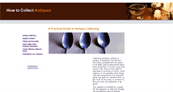 Desktop Screenshot of howtocollectantiques.com.nmsrv.com